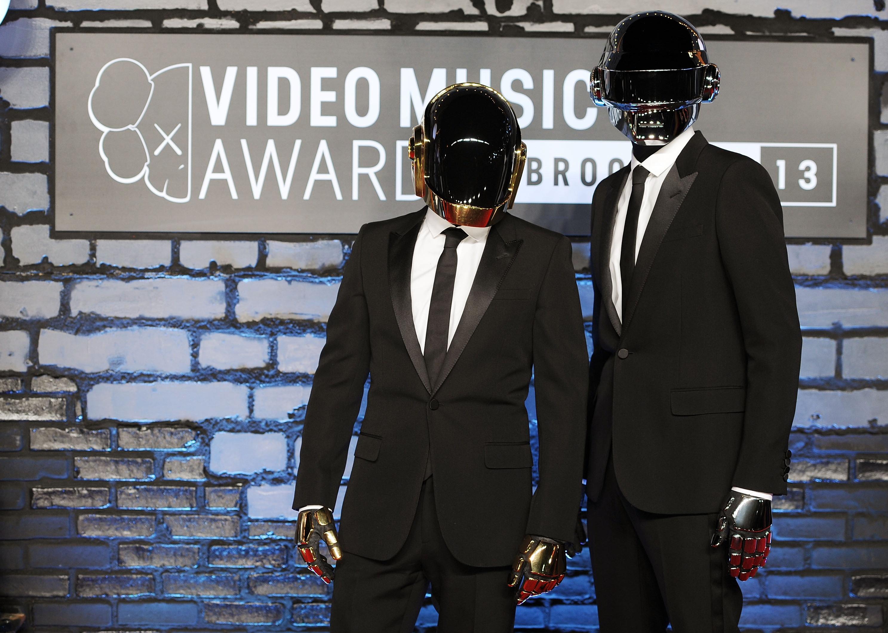 Daft Punk at the MTV Video Music Awards in 2013.