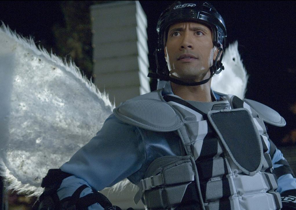 Dwayne Johnson in a scene from "Tooth Fairy"