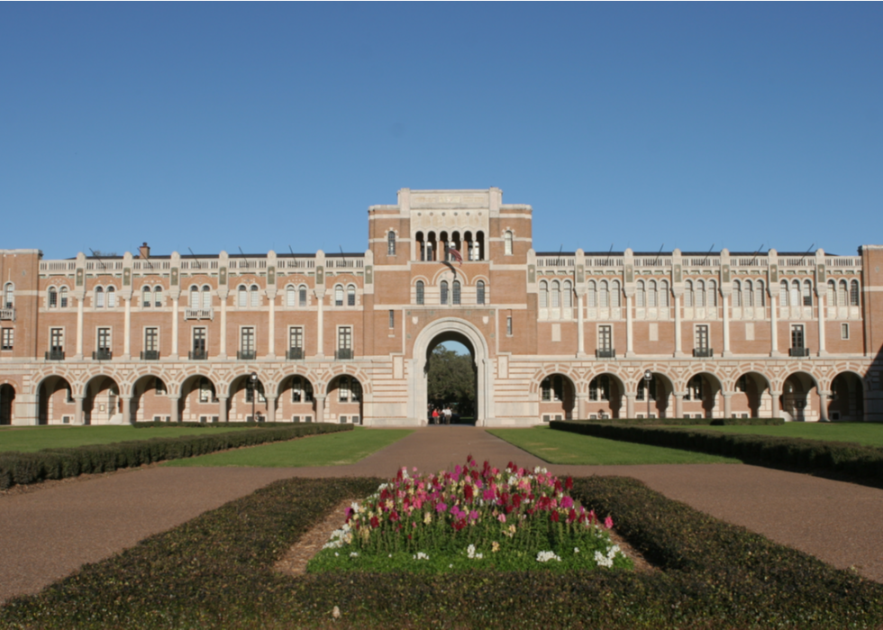 Rice University Lovett Hall in the afternoon.