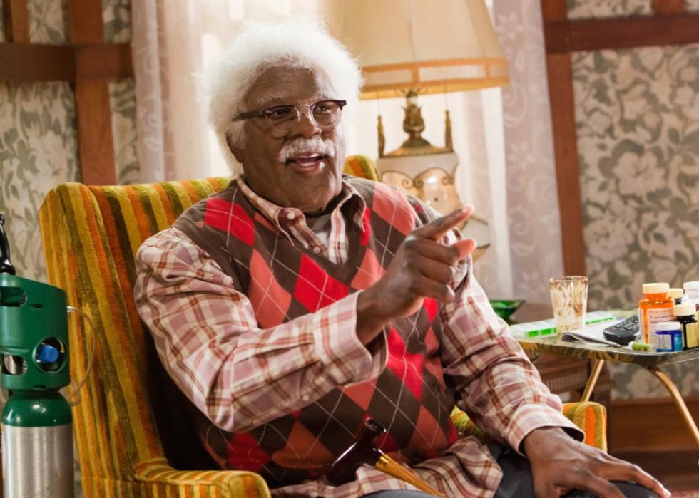 Tyler Perry in a scene from "Madea's Big Happy Family"