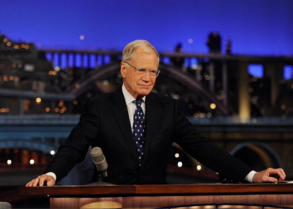David Letterman at an event for "Late Show with David Letterman"