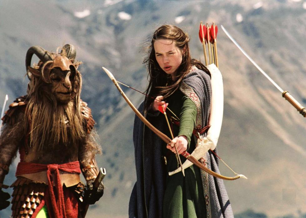 Anna Popplewell in a scene from "The Chronicles of Narnia: The Lion, the Witch and the Wardrobe"