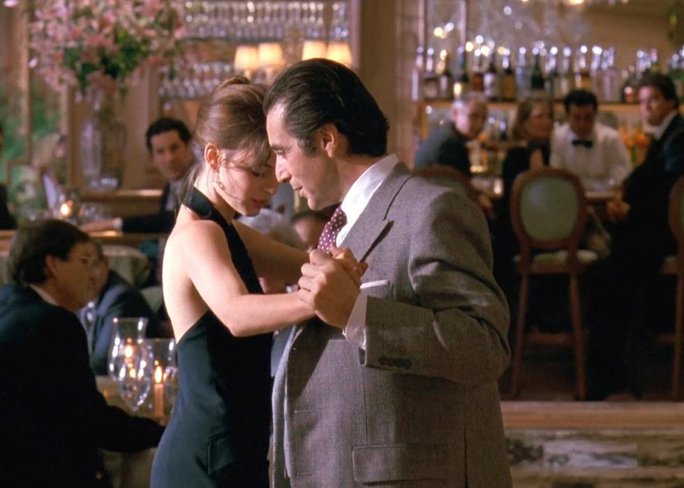 Al Pacino and Gabrielle Anwar in a scene from "Scent of a Woman"