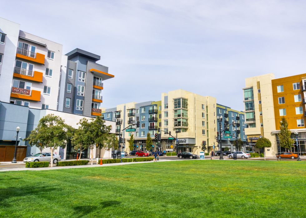 Condos and shops.