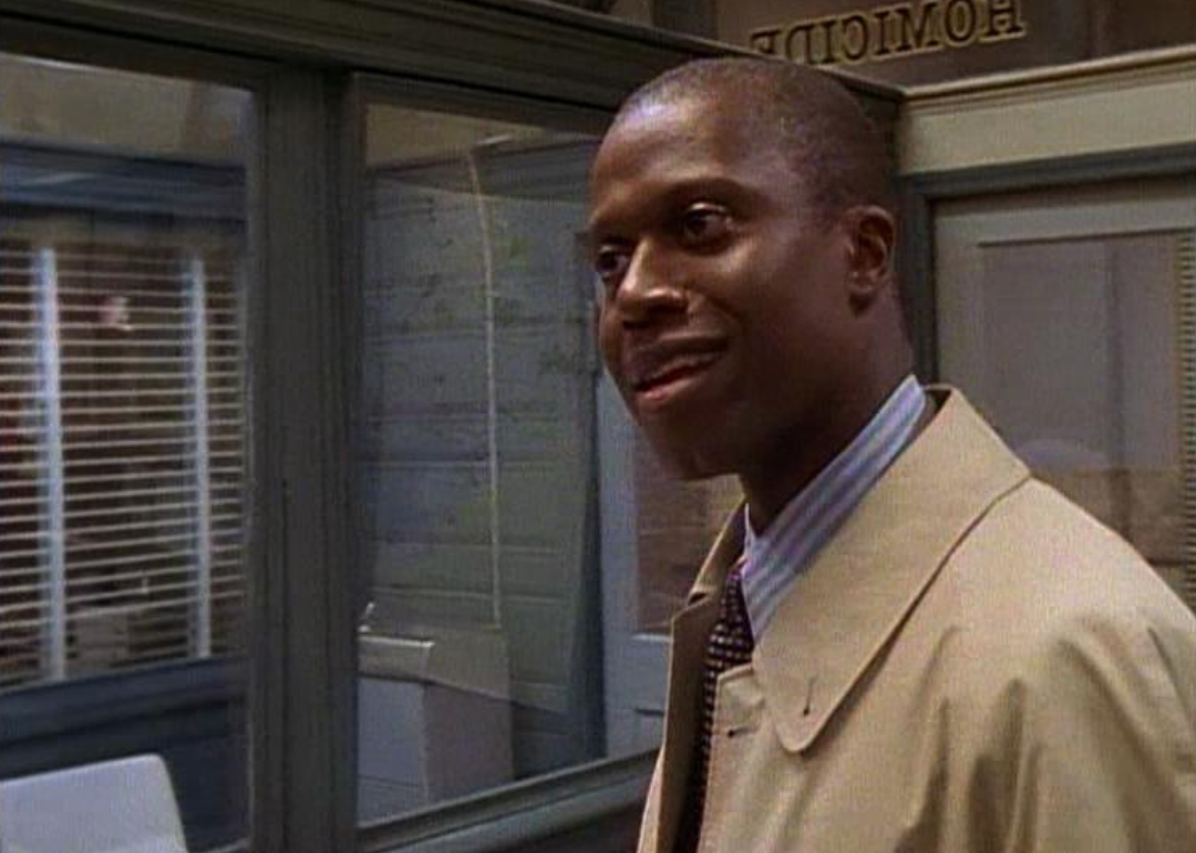 A detective at the police station.