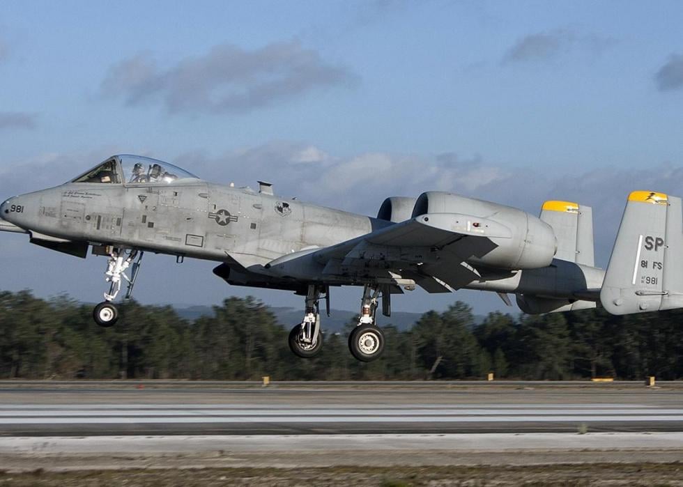 Pictured: A-10C Thunderbolt II