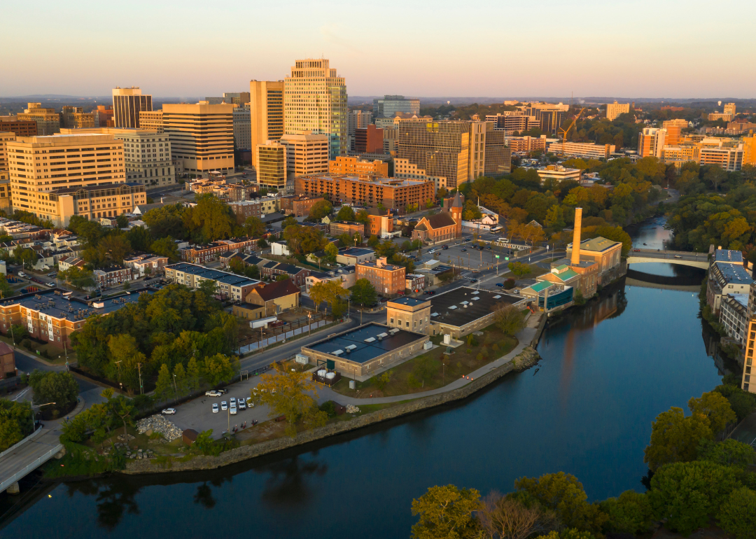 The Wilmington skyline.