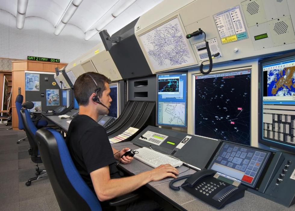 An air traffic controller.