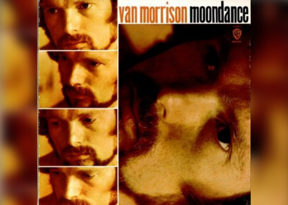Photo reel of different close-ups of Van Morrison.