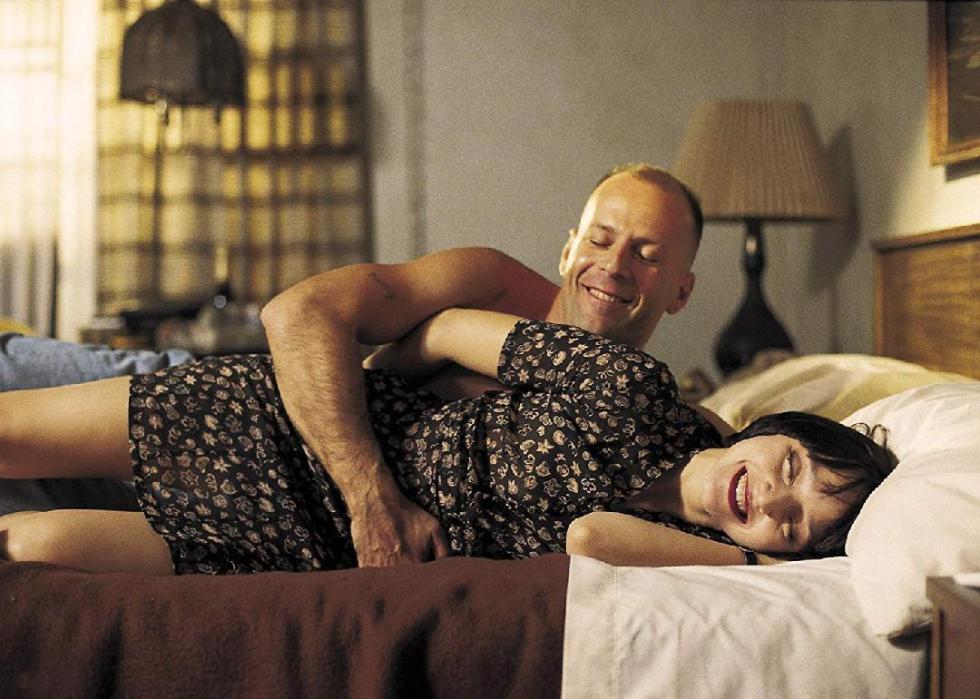 Bruce Willis and Maria de Medeiros in "Pulp Fiction."