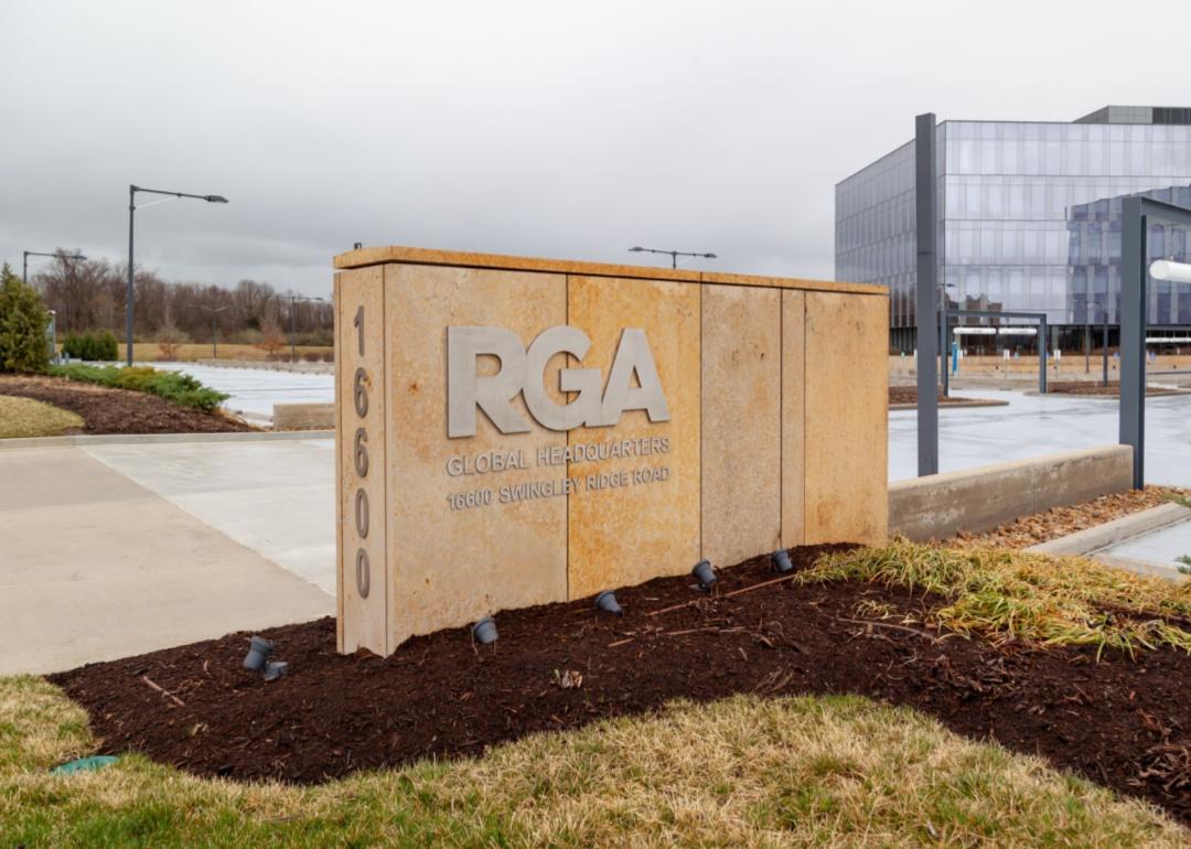 RGA headquarters entrance.