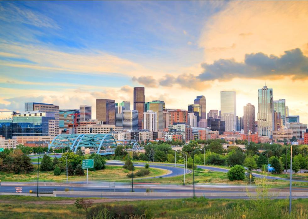 Panorama of Denver, Colorado.