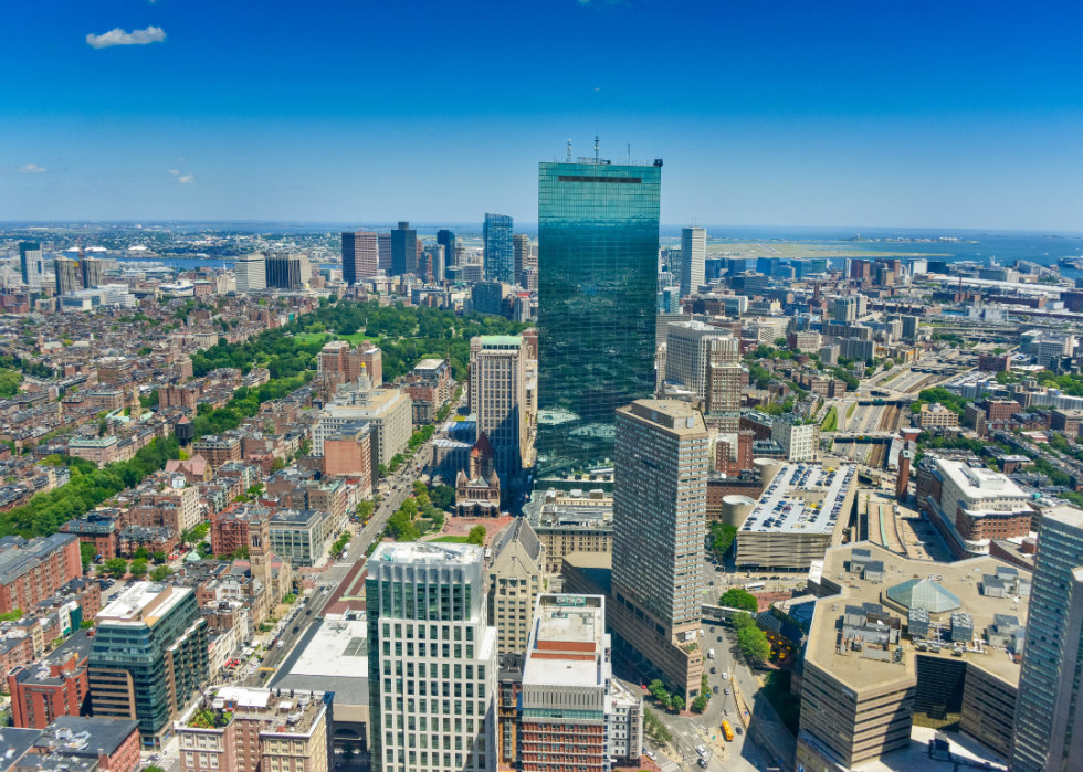 Cityscape of Boston, Massachusetts.