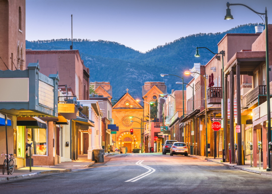 Historic businesses in Santa Fe.