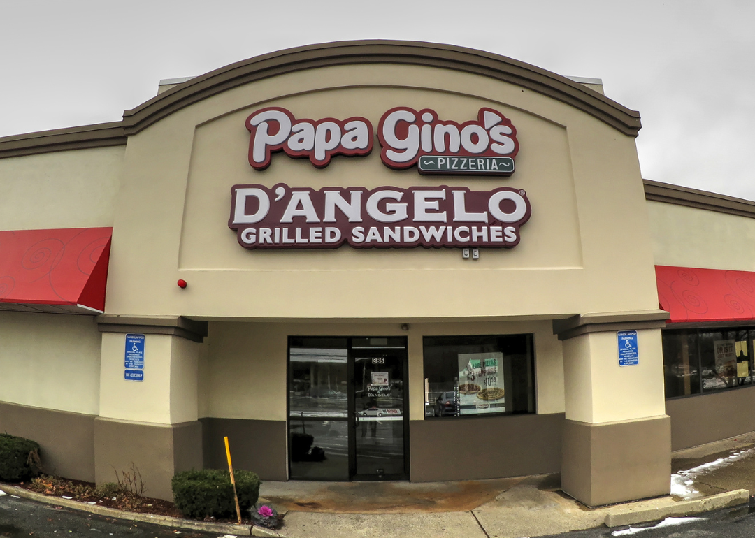 D'Angelo Grilled Sandwiches entrance.