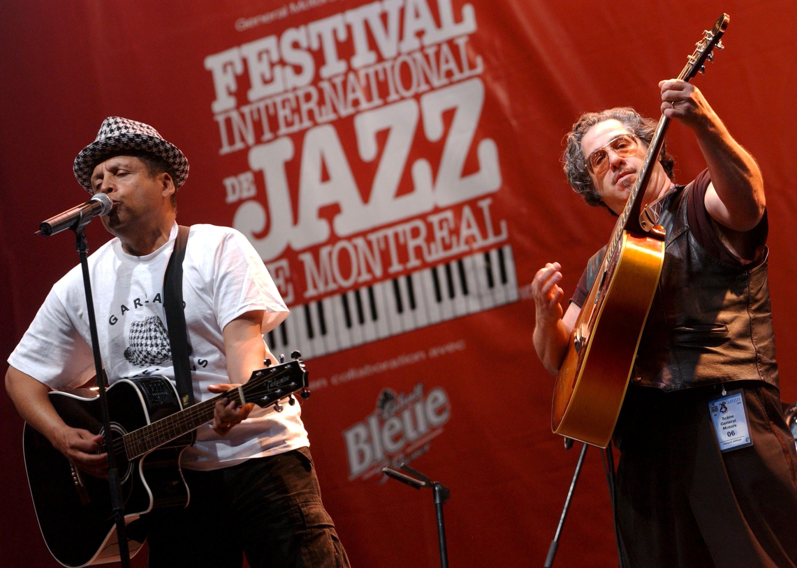 Garland Jeffreys at the Jazz festival in Montreal.