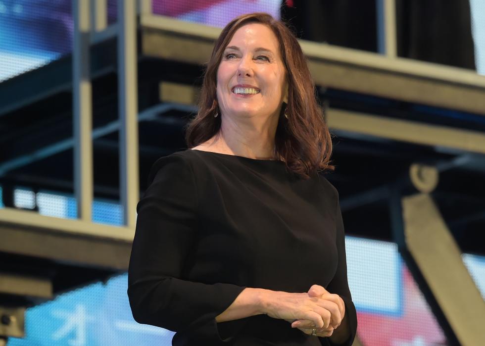 Kathleen Kennedy at a fan event for 'Star Wars: The Rise of Skywalker' 