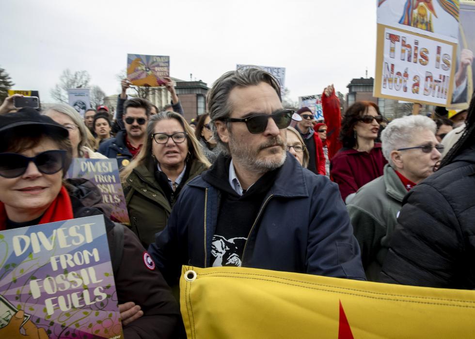 Célébrités avec une histoire de protestation 