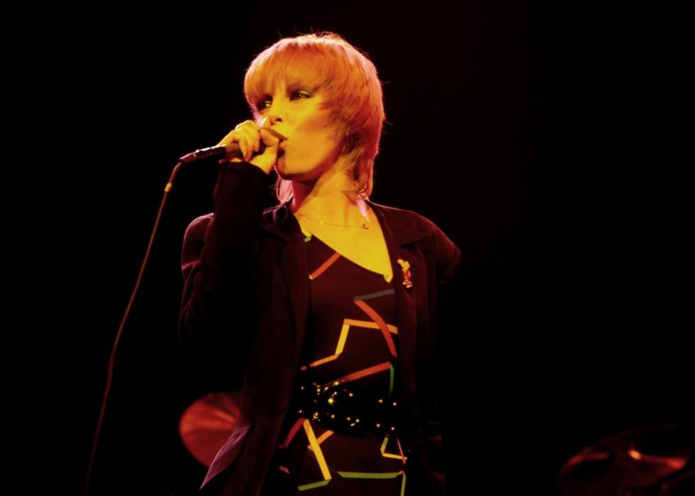 Pat Benatar performs onstage at the Capitol Theatre.