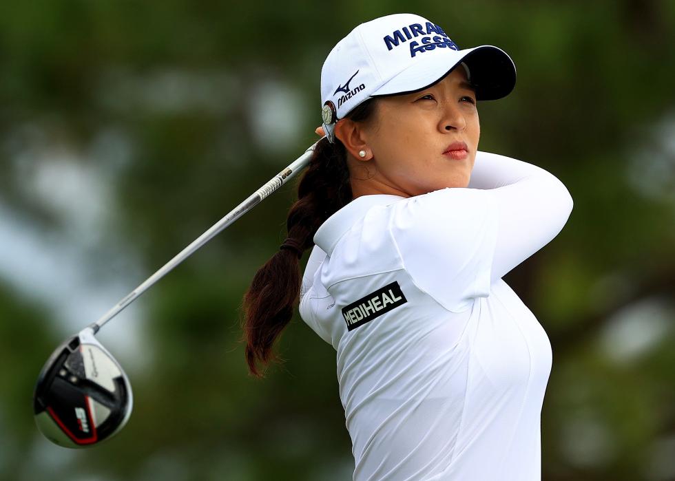  Sei Young Kim of Korea hits her tee shot