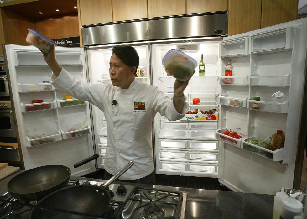 Martin Yan of "Yan Can Cook" on his show