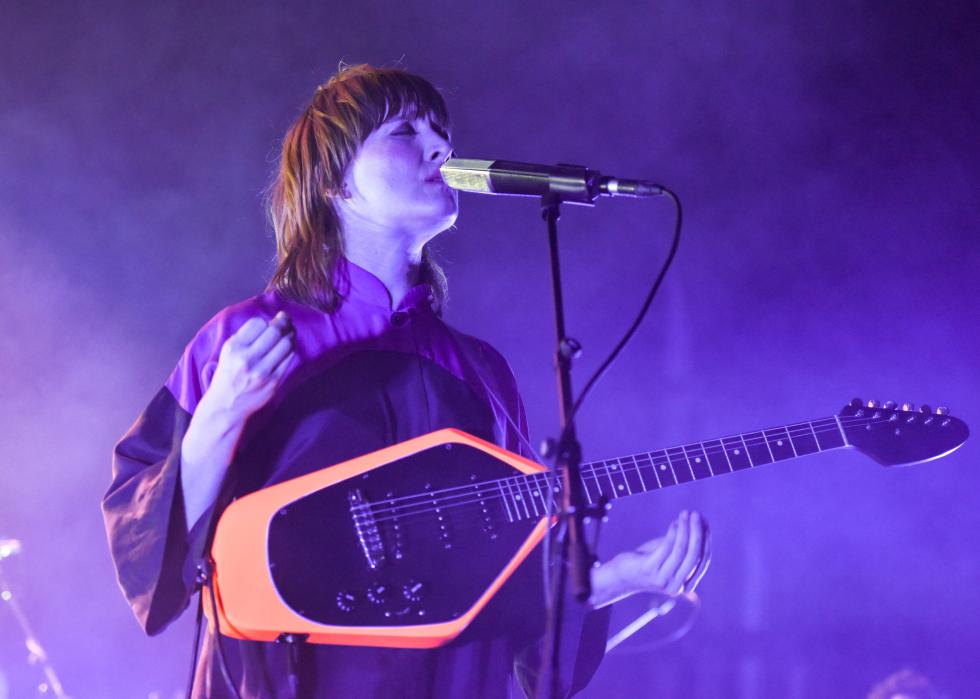 Cate Le Bon performs at Hackney Empire