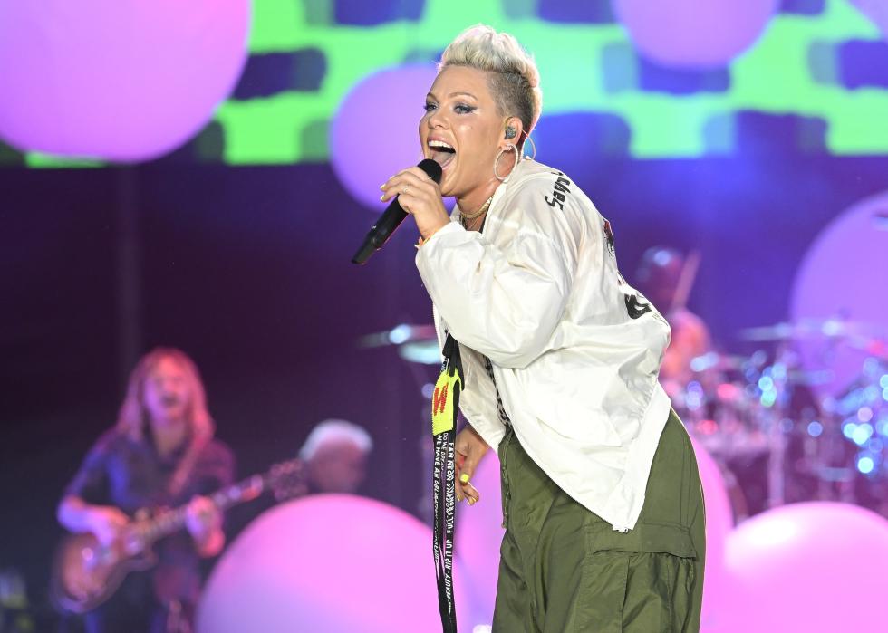 Pink performs on Day 3 of BottleRock Napa Valley