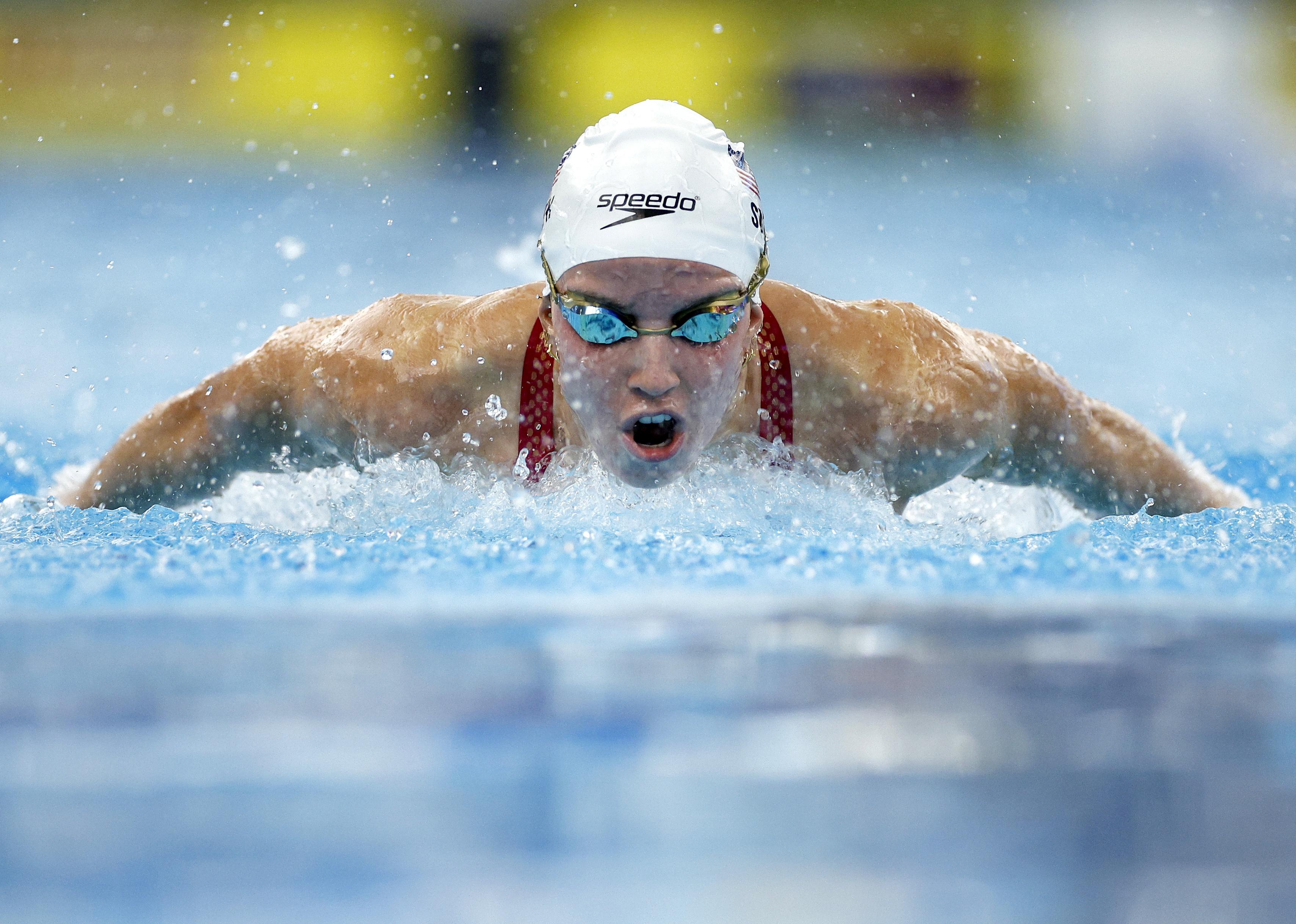 Regan Smith competes in the Women's 200m Butterfly Heat during the Toyota U.S. Open.