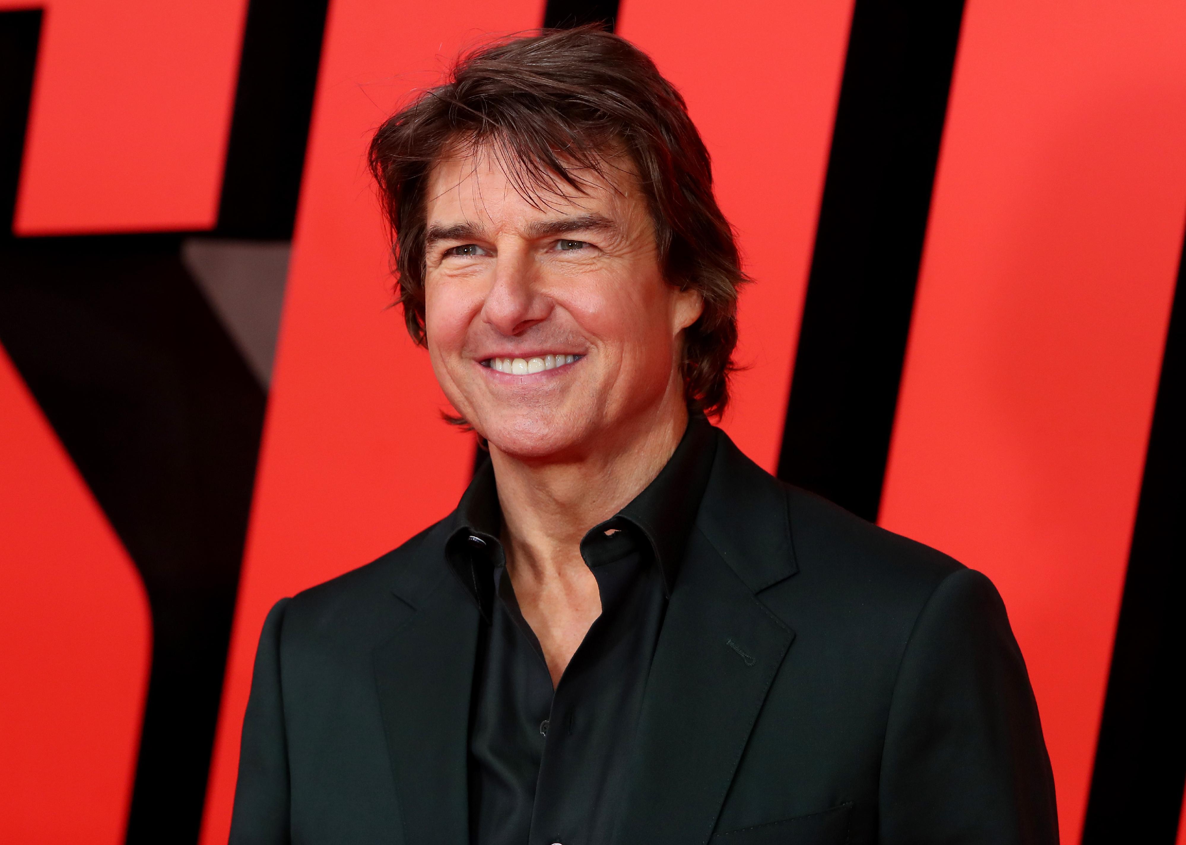 Tom Cruise attends the Australian premiere of "Mission: Impossible - Dead Reckoning Part One".