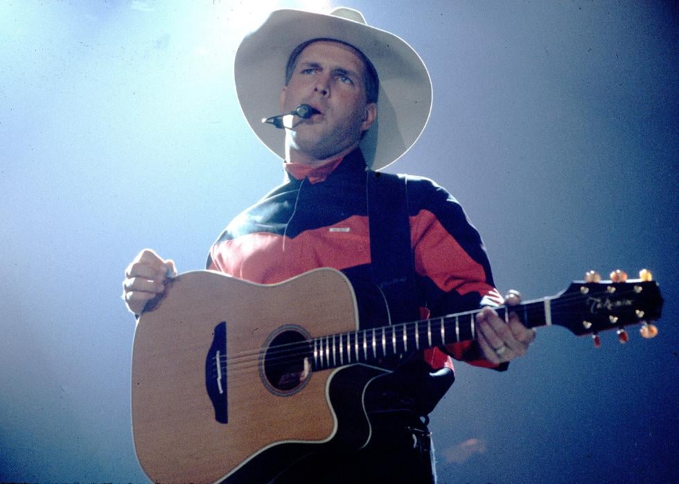 Garth Brooks performs onstage