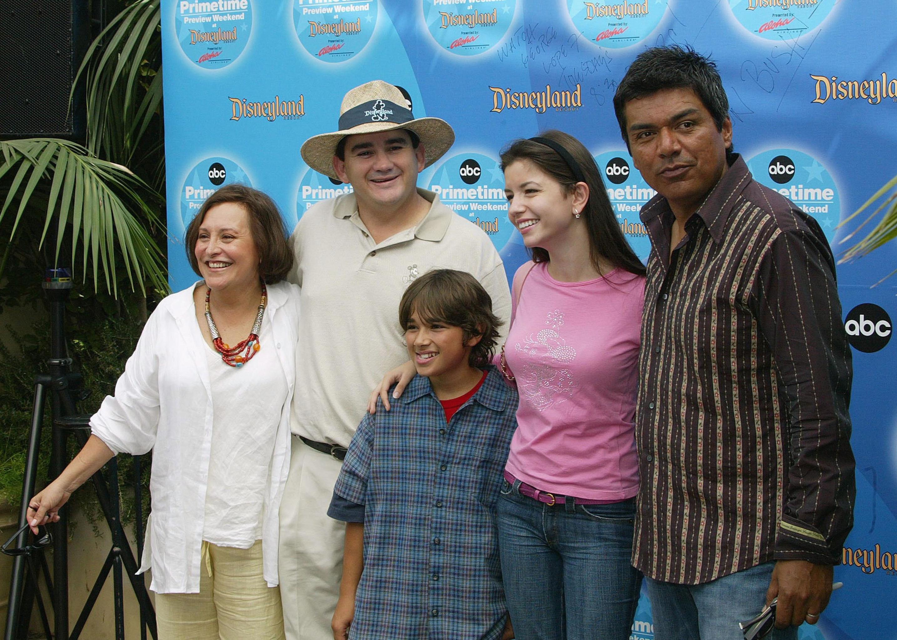 The cast of the "George Lopez Show"