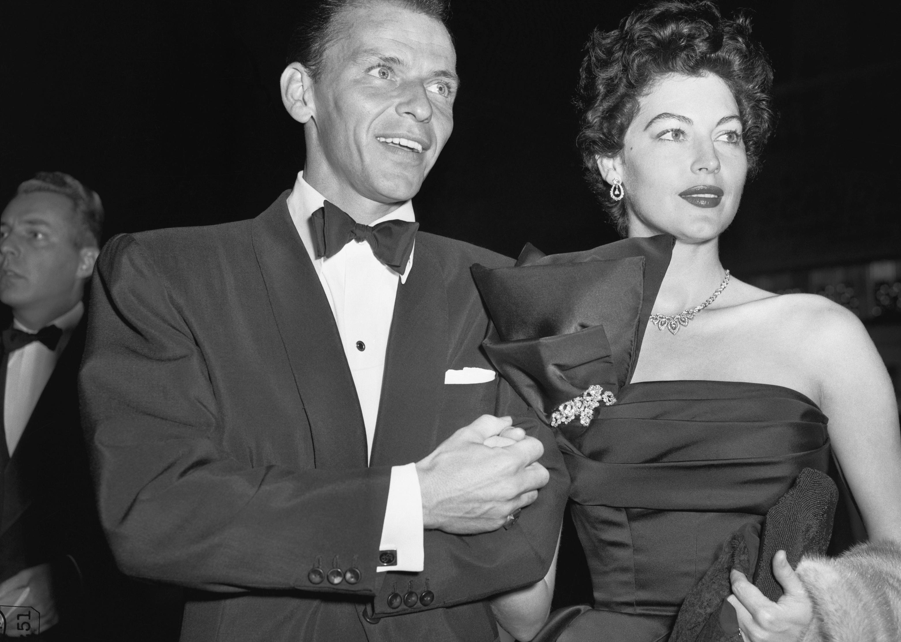 Frank Sinatra Out With Ava Gardner.