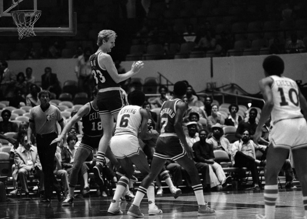 Larry Bird one on one with Julius Erving