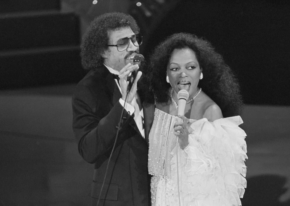 Diana Ross and Lionel Richie.