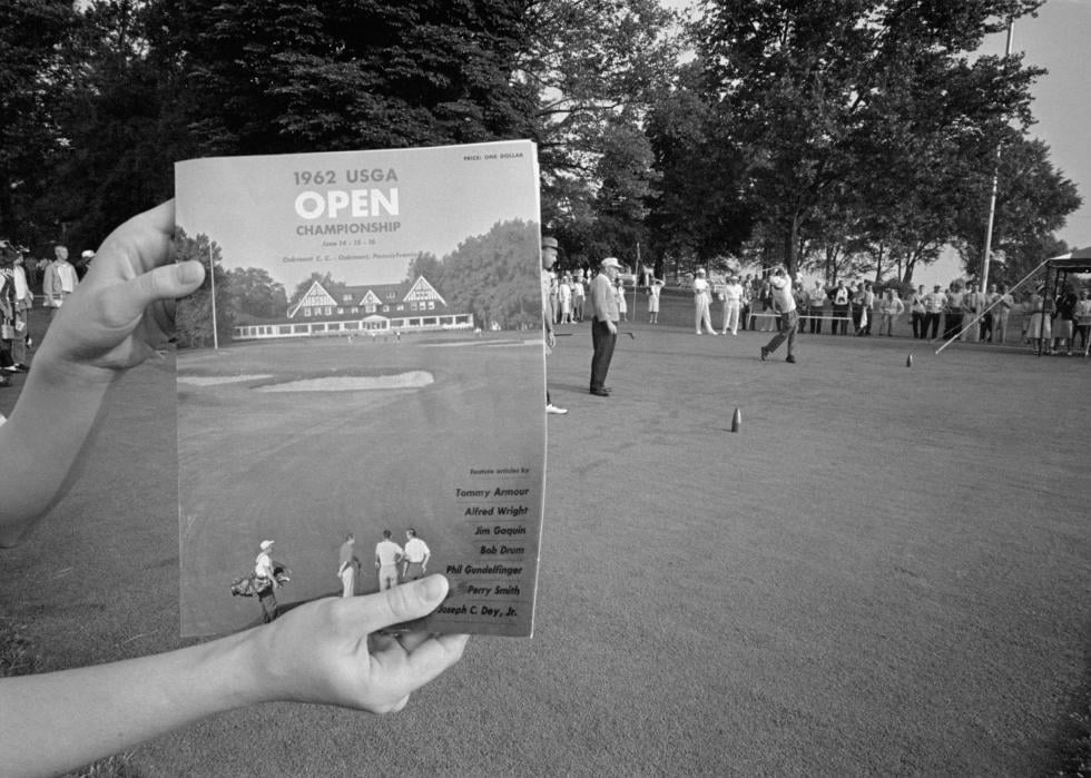 The 1962 U.S. Open gets under way at the Oakmont Country Club