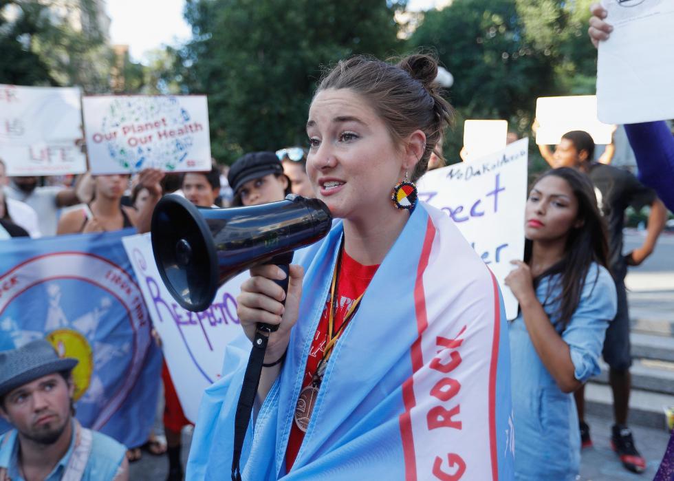 Célébrités avec une histoire de protestation 