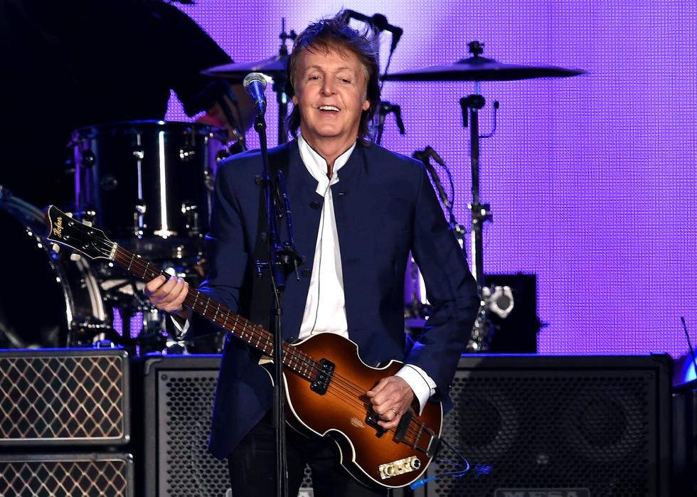 Paul McCartney performs during Desert Trip at the Empire Polo Field.