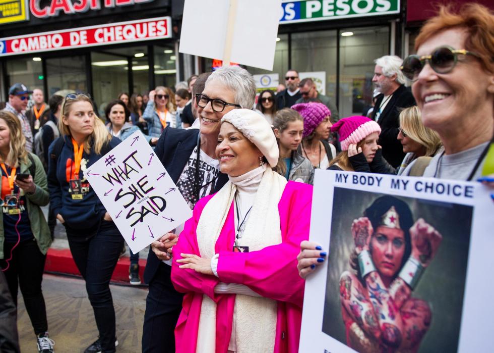 Célébrités avec une histoire de protestation 