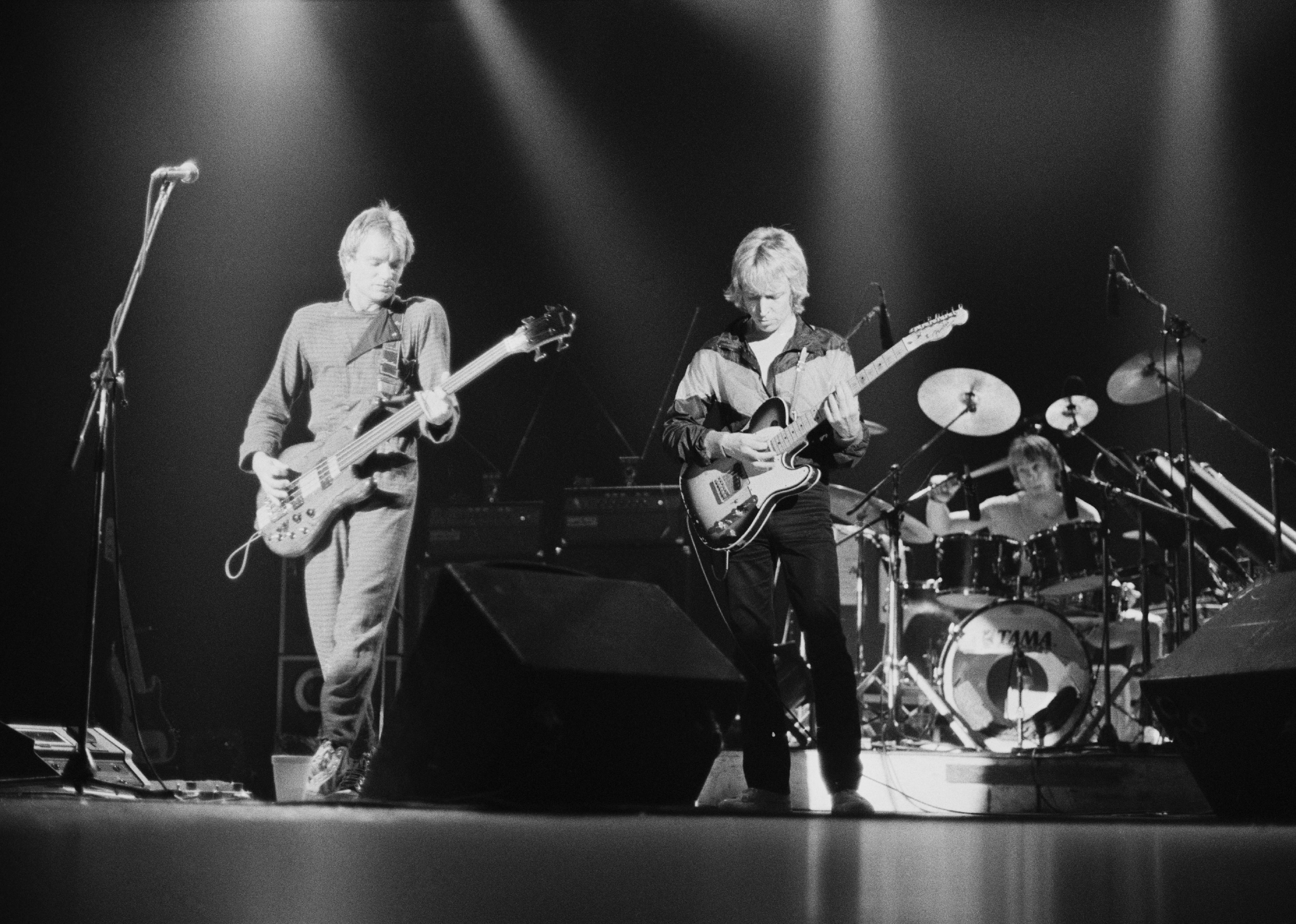 The Police performing at the Palladium, New York.