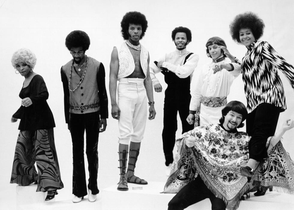 "Sly & The Family Stone" pose for a portrait in 1968