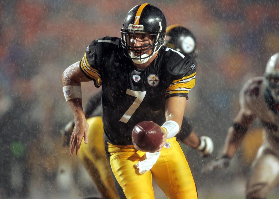 Ben Roethlisberger during a game against the Miami Dolphins.