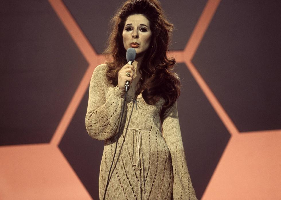 Bobbie Gentry performs on the Bobbie Gentry music series for BBC Television