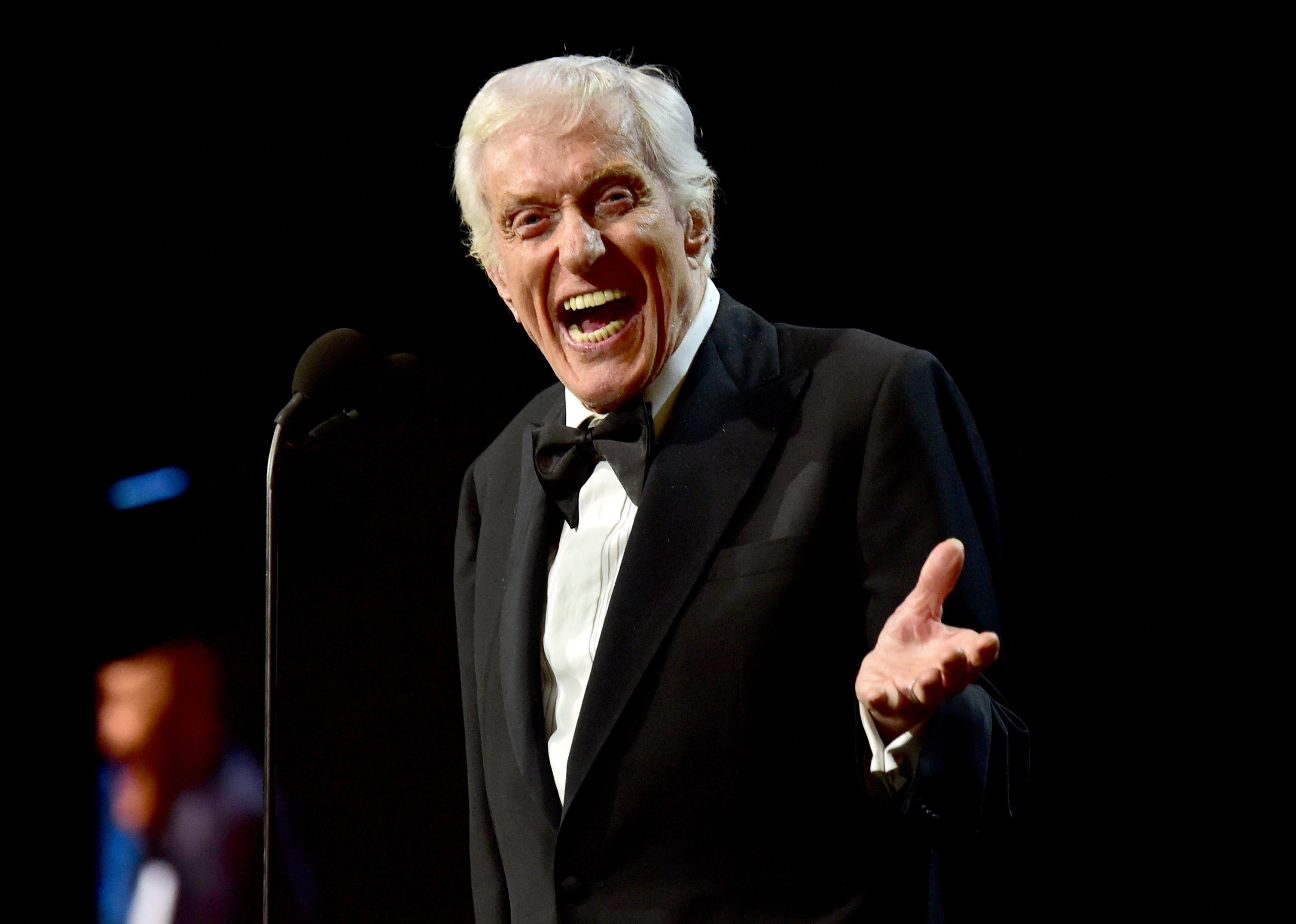 Dick Van Dyke accepts the Britannia Award for Excellence in Television.