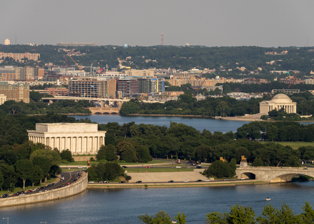 Aerial view of D.C.