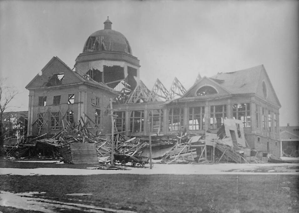 Building destroyed by the Halifax Explosion.