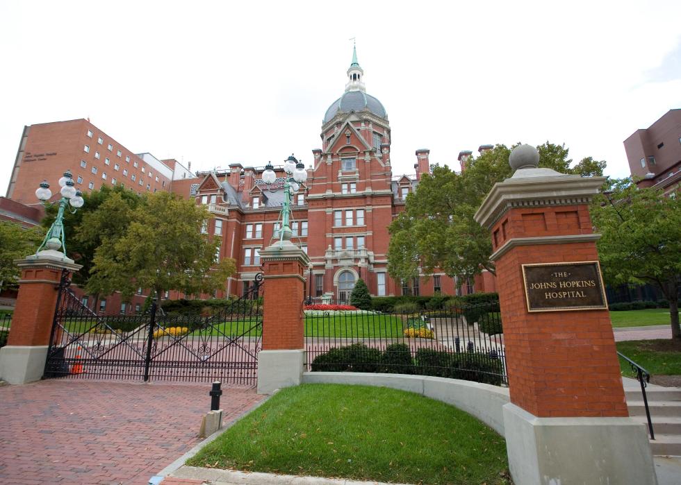 Johns Hopkins Hospital exterior.