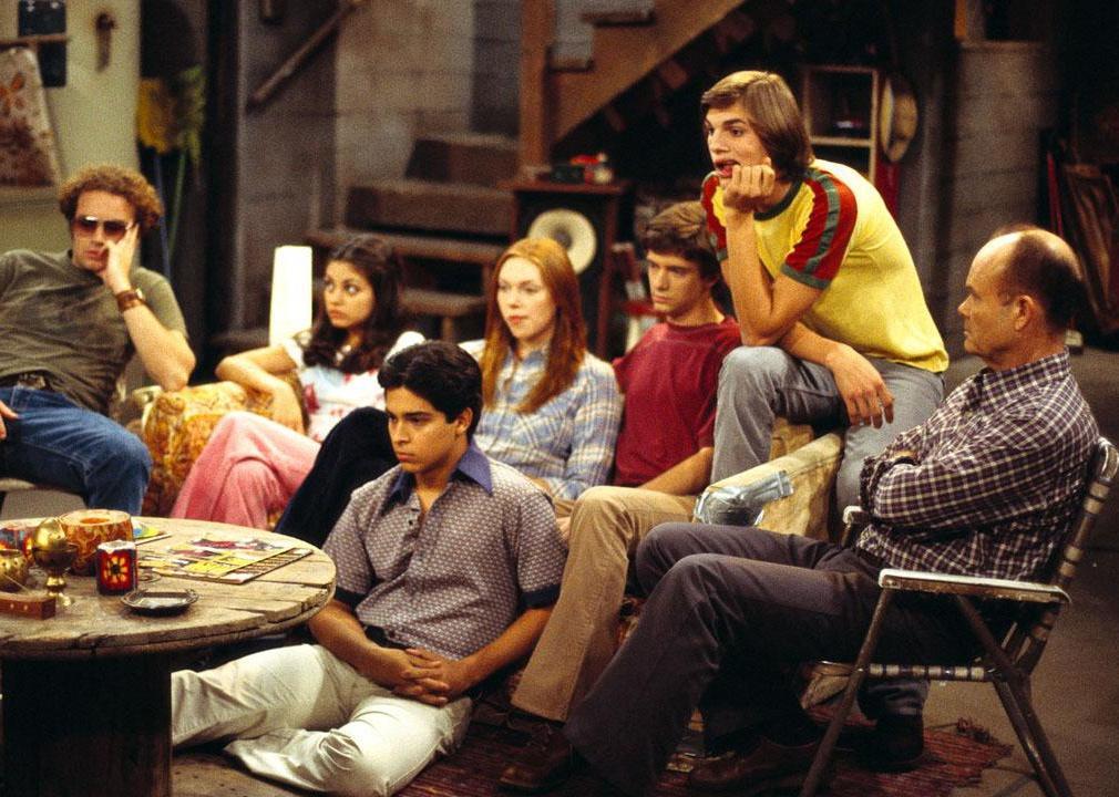Actors in an episode of ‘That '70s Show’.
