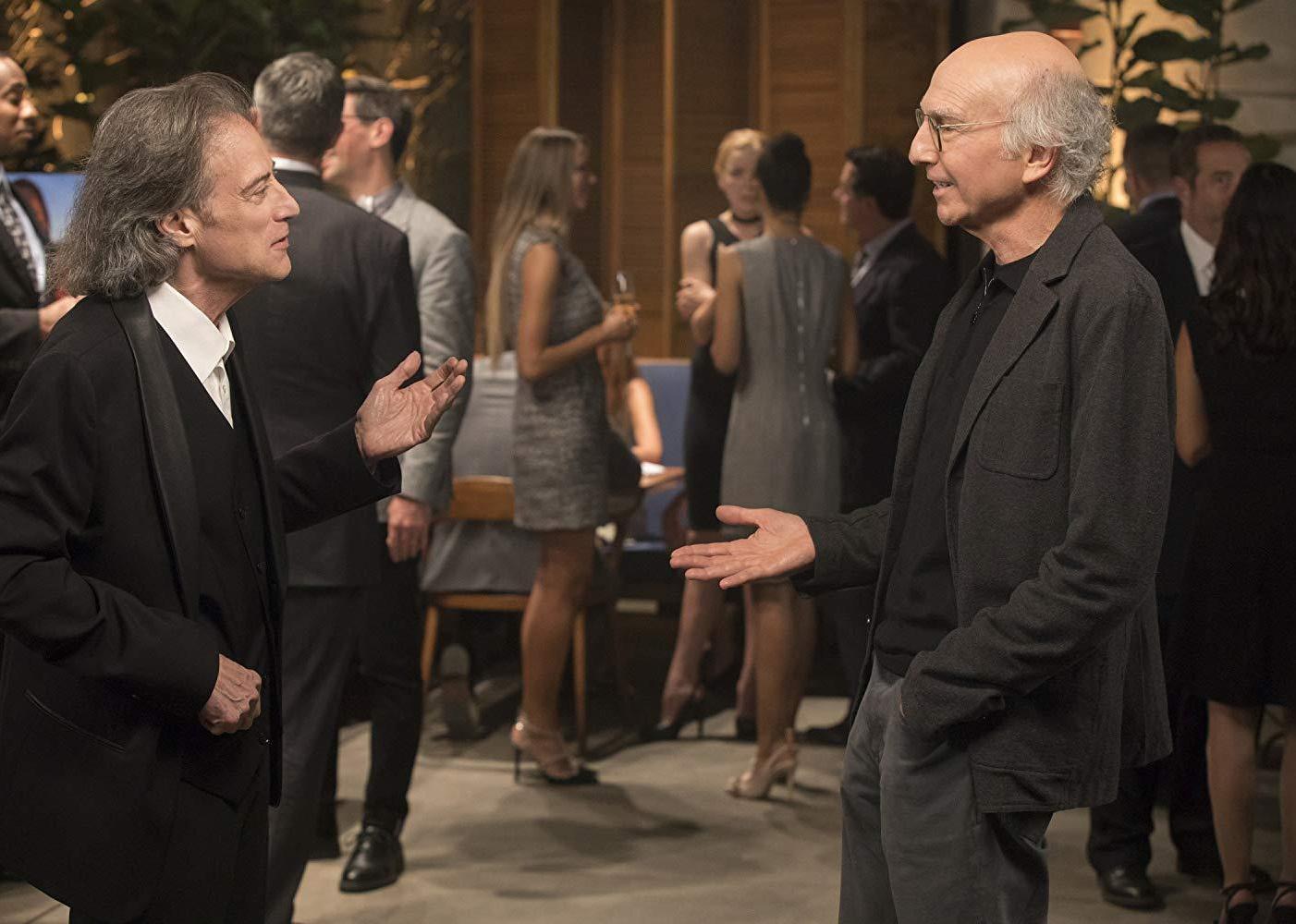 Actors in a scene from ‘Curb Your Enthusiasm’.