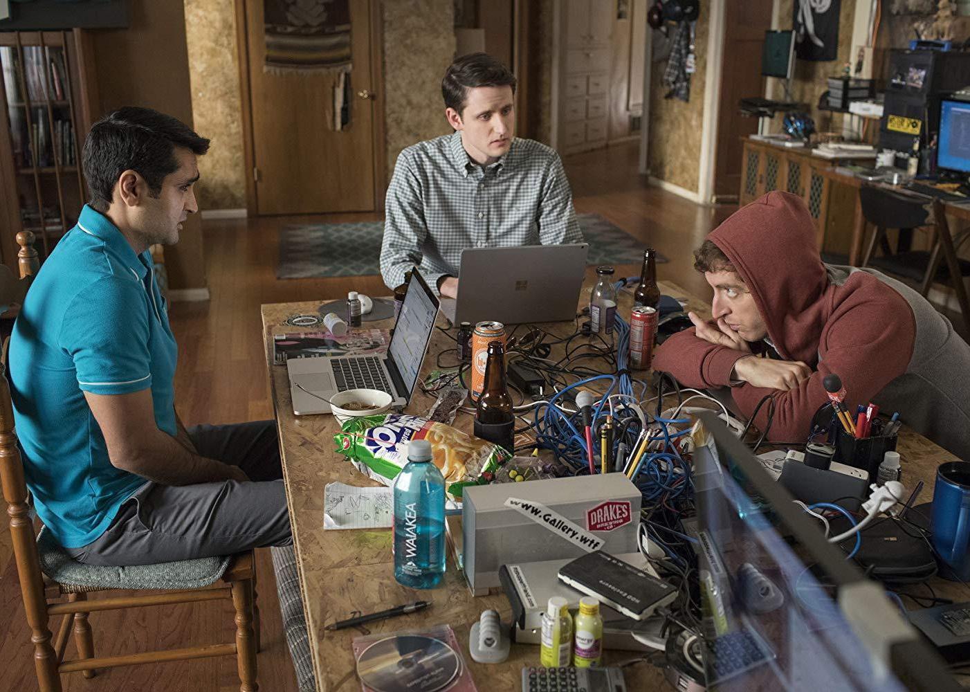 Actors in a scene from ‘Silicon Valley’.
