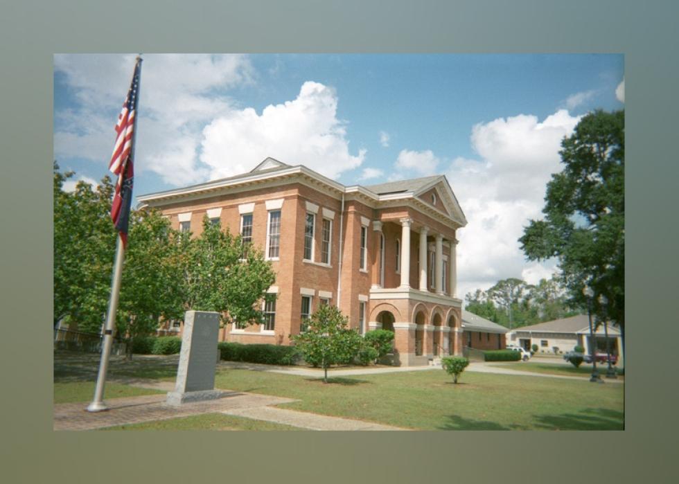 Most Rural Counties in Mississippi Stacker